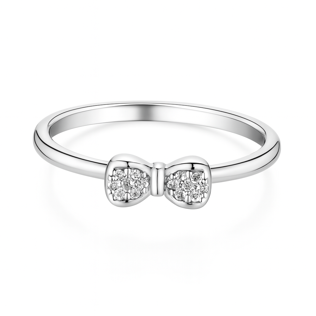 PROMISE BOW 925 SILVER RING