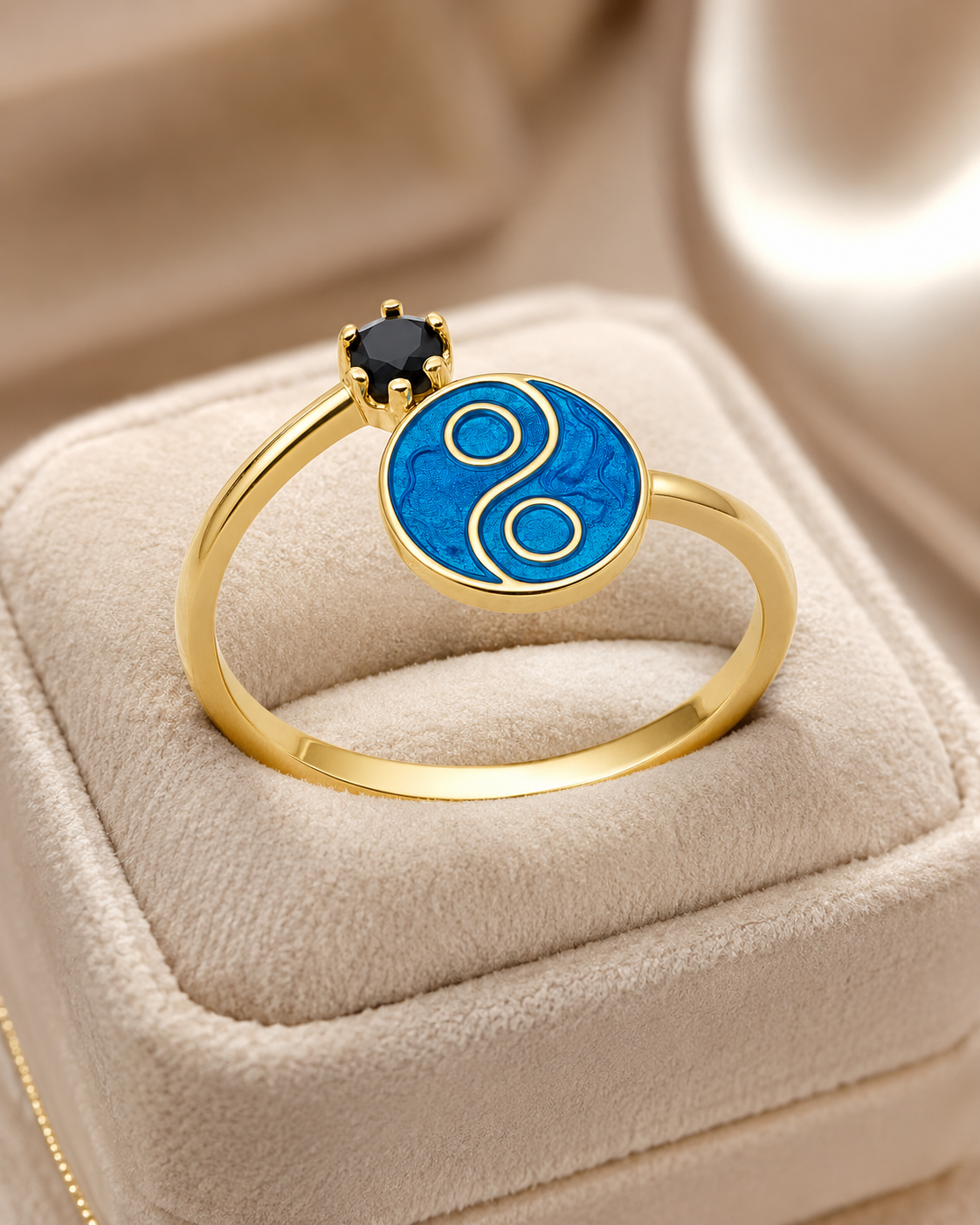 Yin Yang 925 Silver Ring