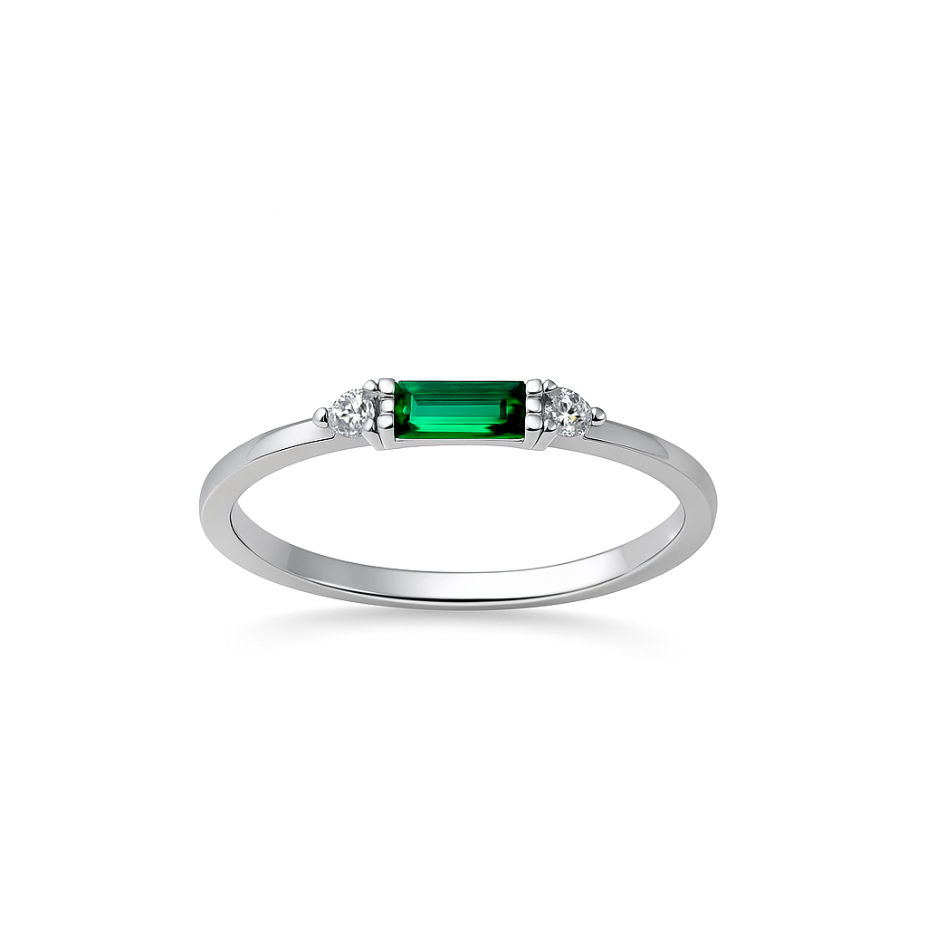 Verdant Grace 925 Silver Ring