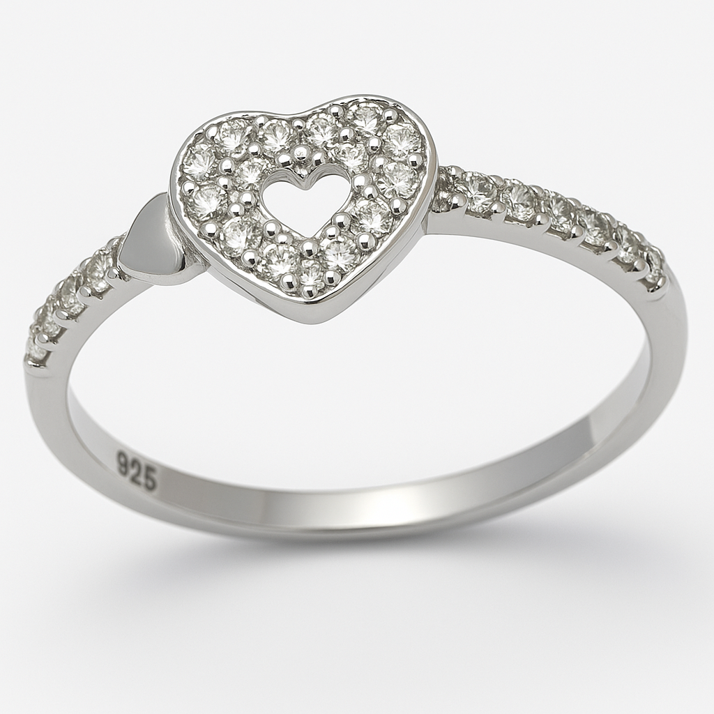 RADIANT LOVE 925 STERLING SILVER RING