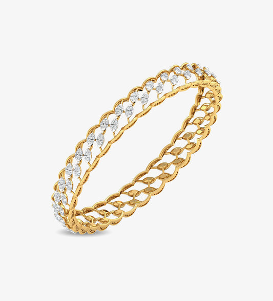 Exquisite Dual Jewel Diamond Danglers