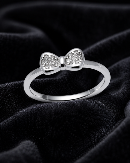 PROMISE BOW 925 SILVER RING