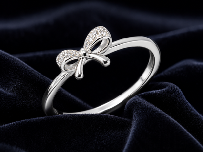 CHARMED RIBBON 925 SILVER RING