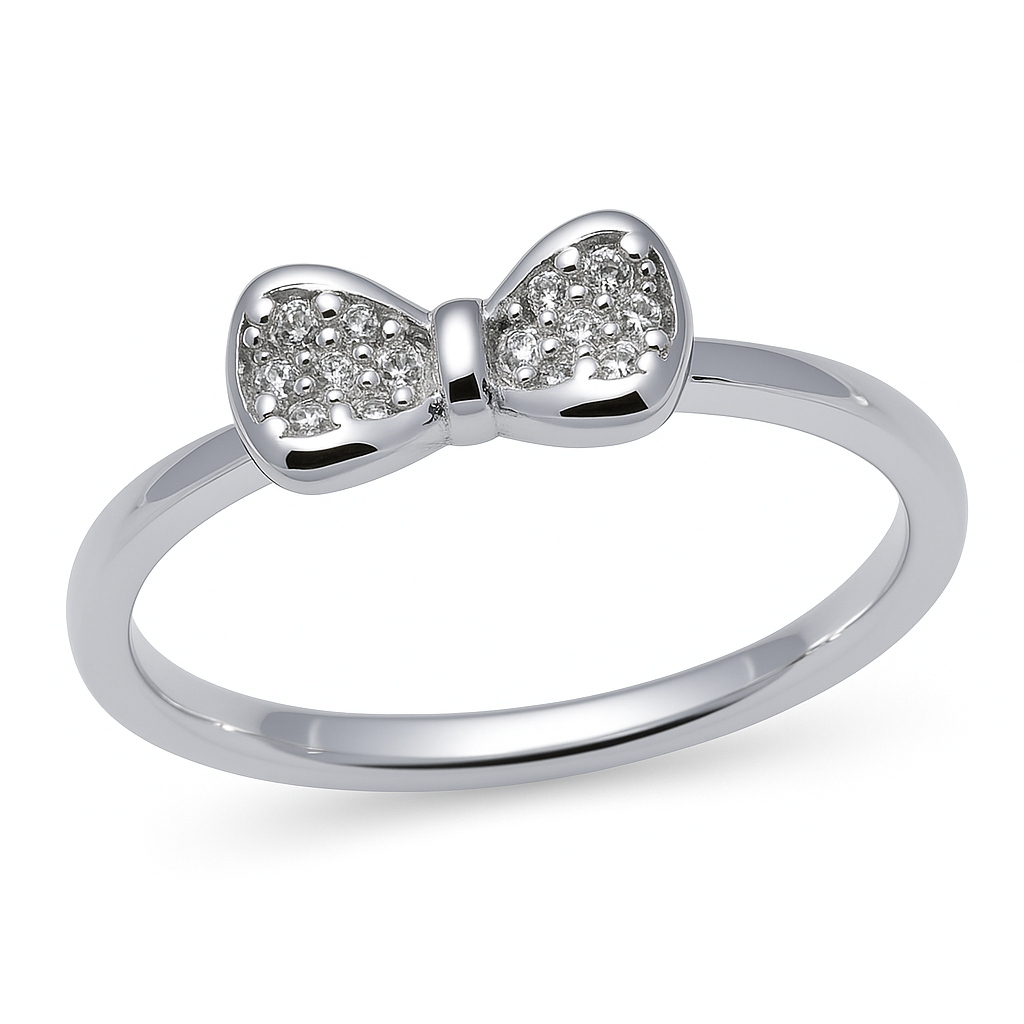 PROMISE BOW 925 SILVER RING