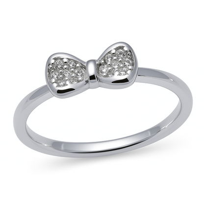 PROMISE BOW 925 SILVER RING