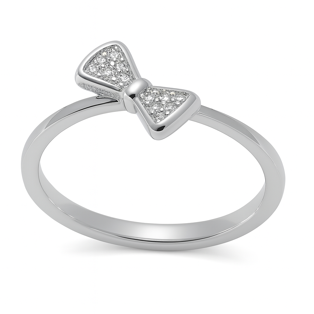 TWINKLE BOW 925STERLING SILV ER RING