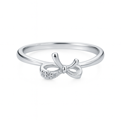 CHARMED RIBBON 925 SILVER RING