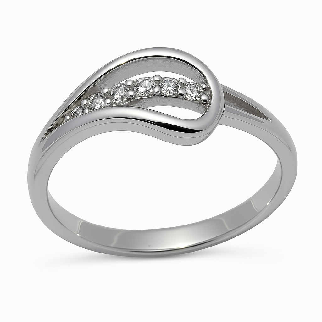 SERENITY WAVE 925 SILVER RING