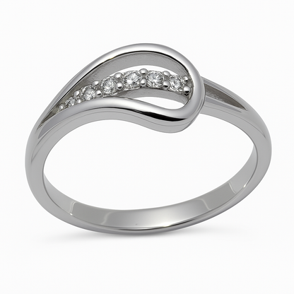 SERENITY WAVE 925 SILVER RING