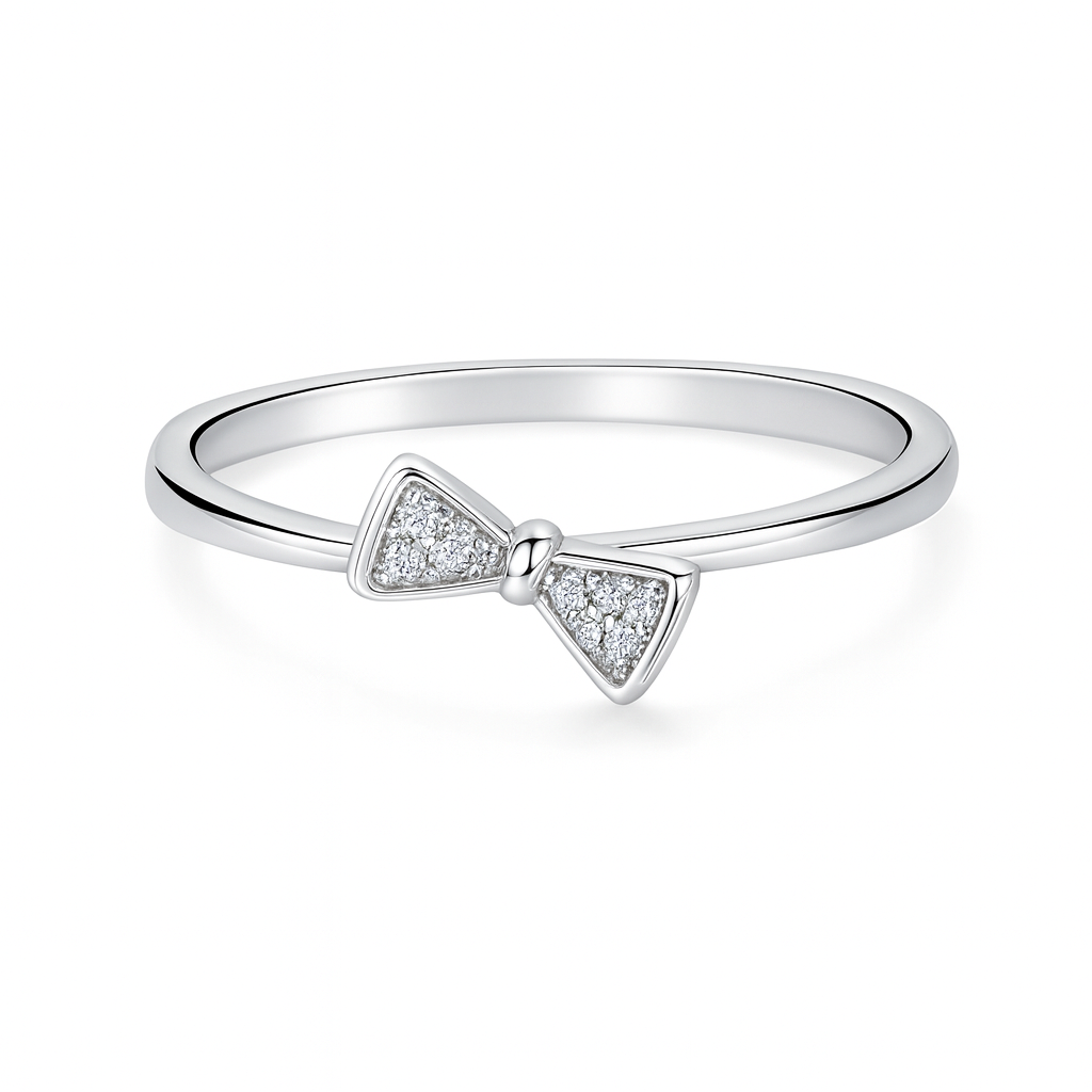 TWINKLE BOW 925STERLING SILV ER RING