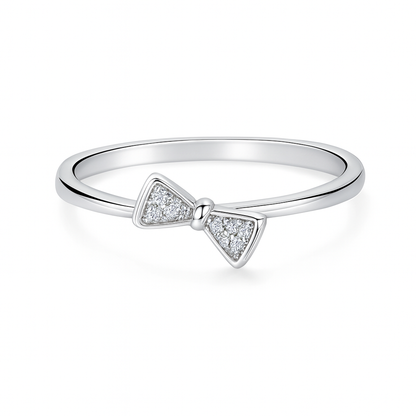 TWINKLE BOW 925STERLING SILV ER RING