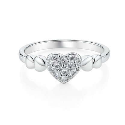 SWEET HEARTS 925 STERLING SILVER RING