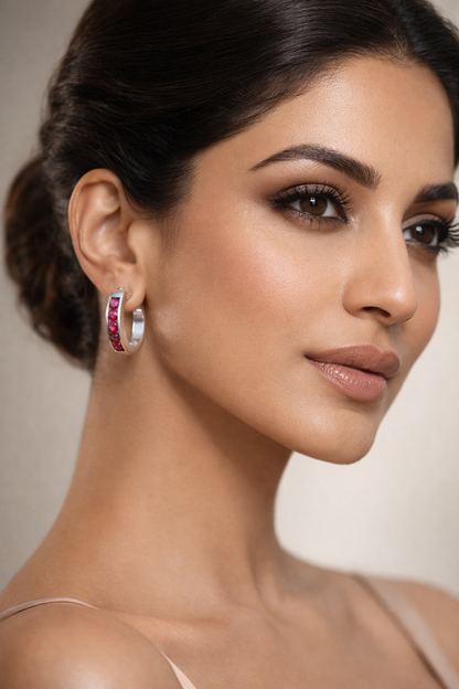 Iyamy Modern Silver Earrings