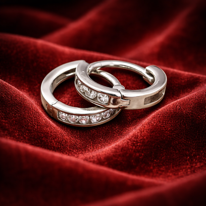 Iyamy Silver Stud Earrings