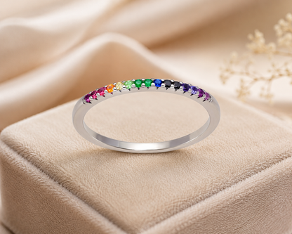 Spectrum Spark Sterling Silver Band