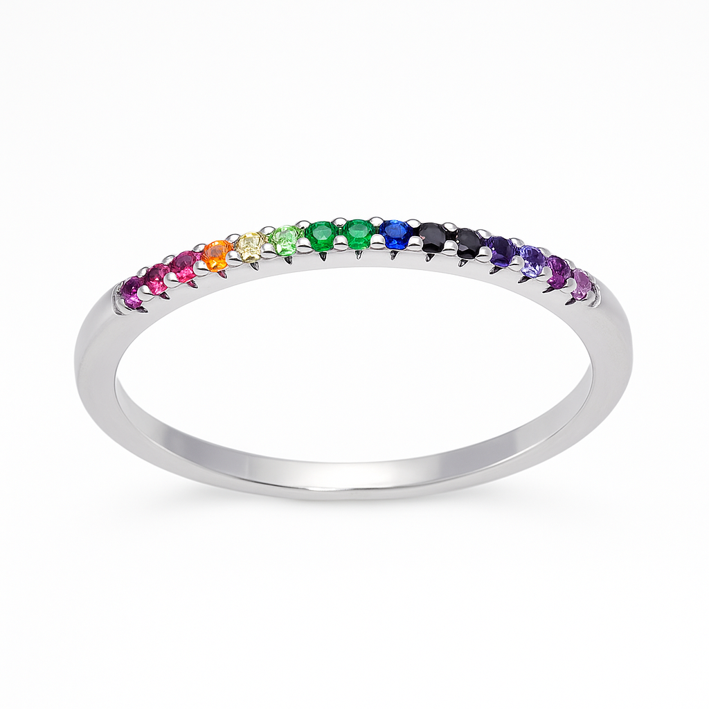 Spectrum Spark Sterling Silver Band