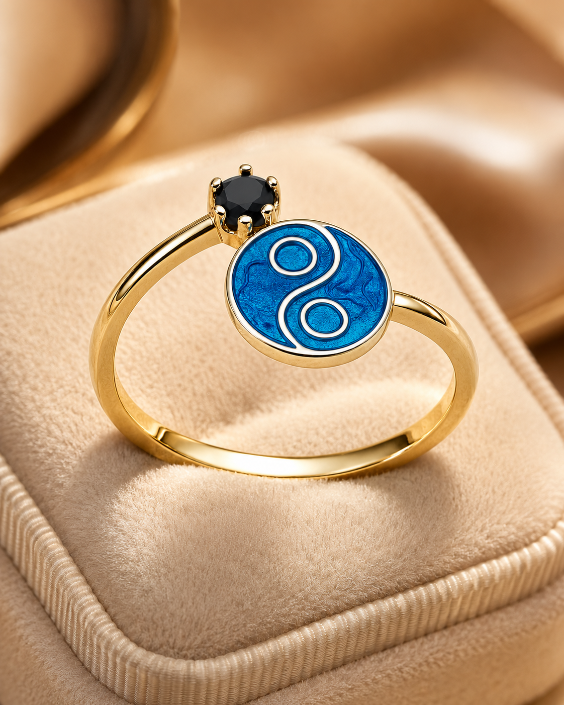 Yin Yang 925 Silver Ring