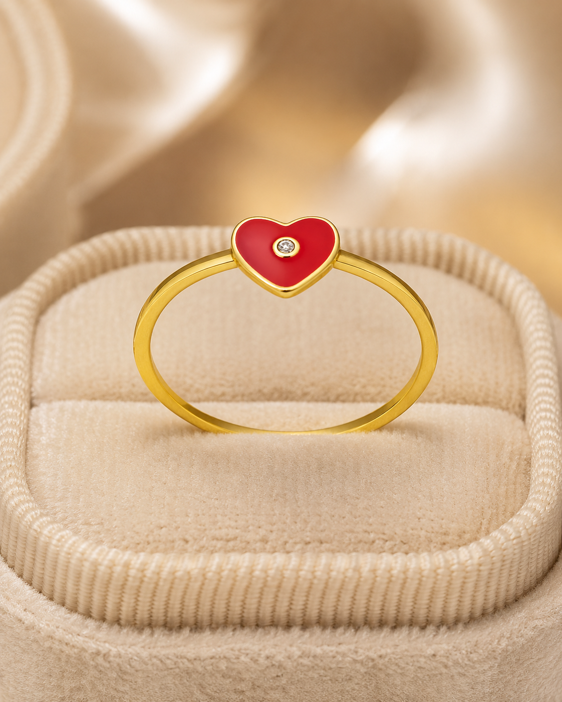 Cupid Heart Minimal Ring
