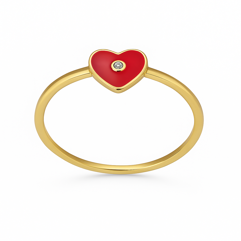 Cupid Heart Minimal Ring