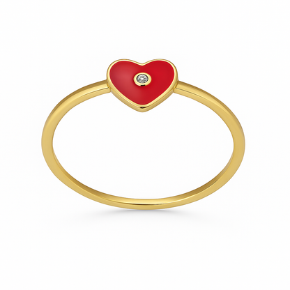 Cupid Heart Minimal Ring