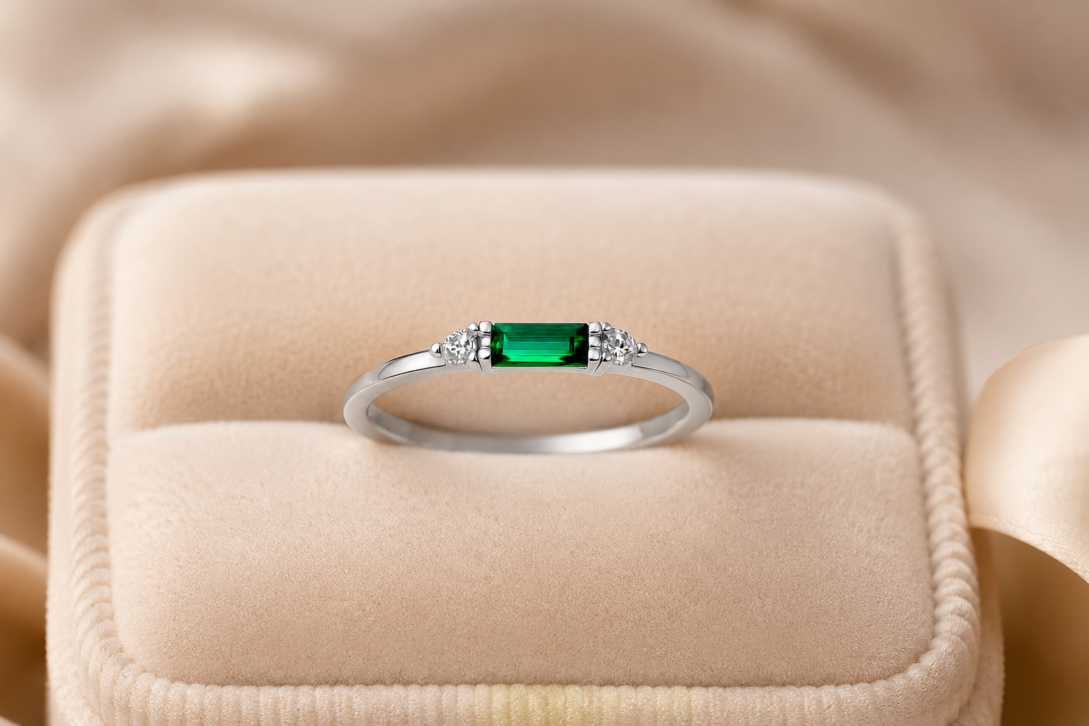 Verdant Grace 925 Silver Ring