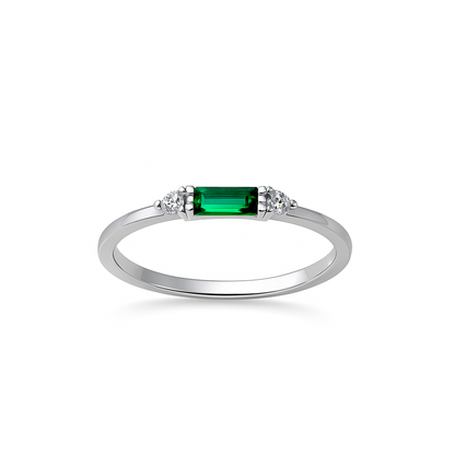 Verdant Grace 925 Silver Ring