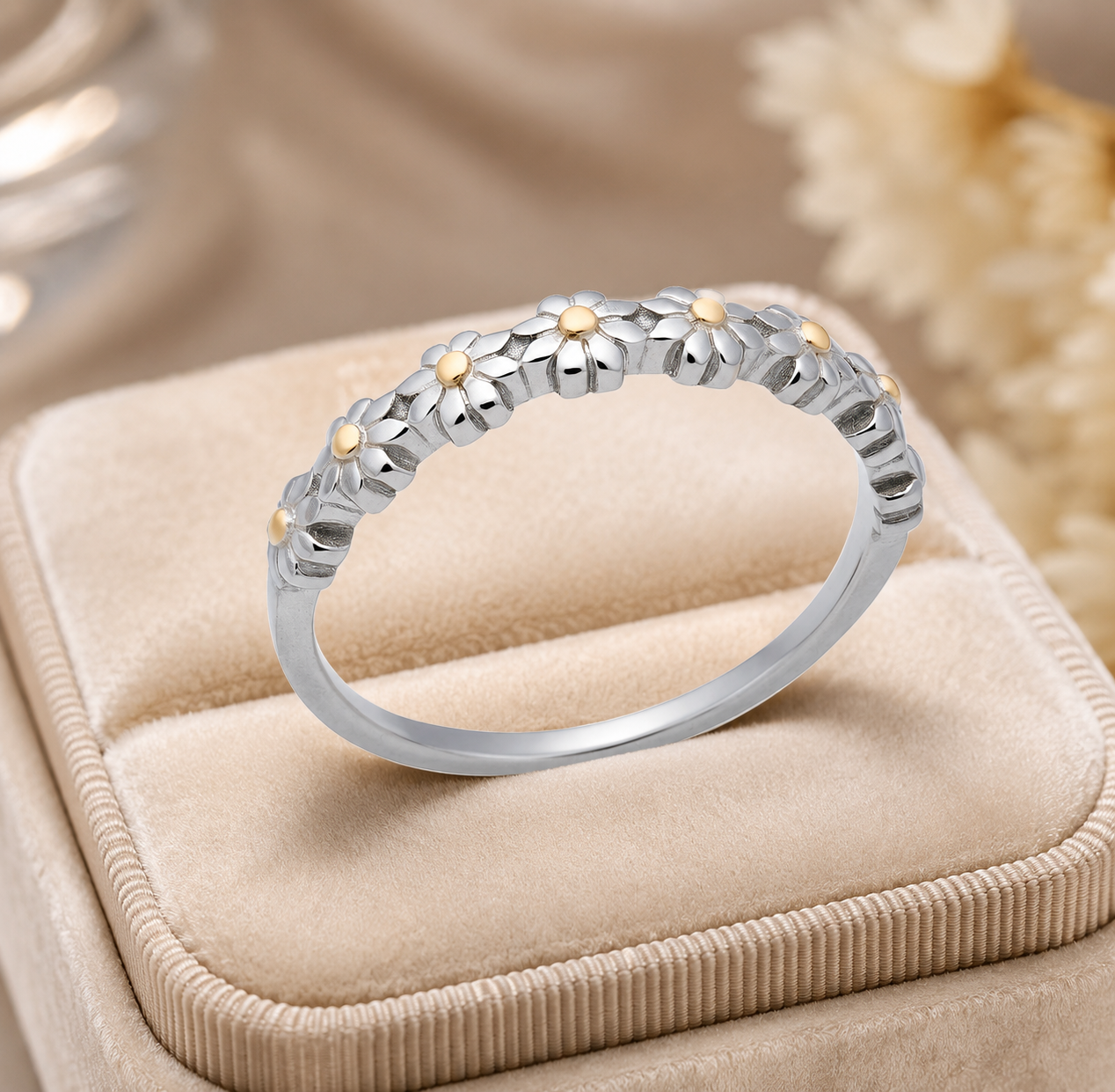Daisy Bloom 925 Sterling Silver Ring