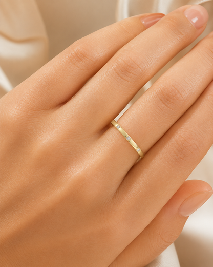 Minimal Luxe 925 Silver Band Ring