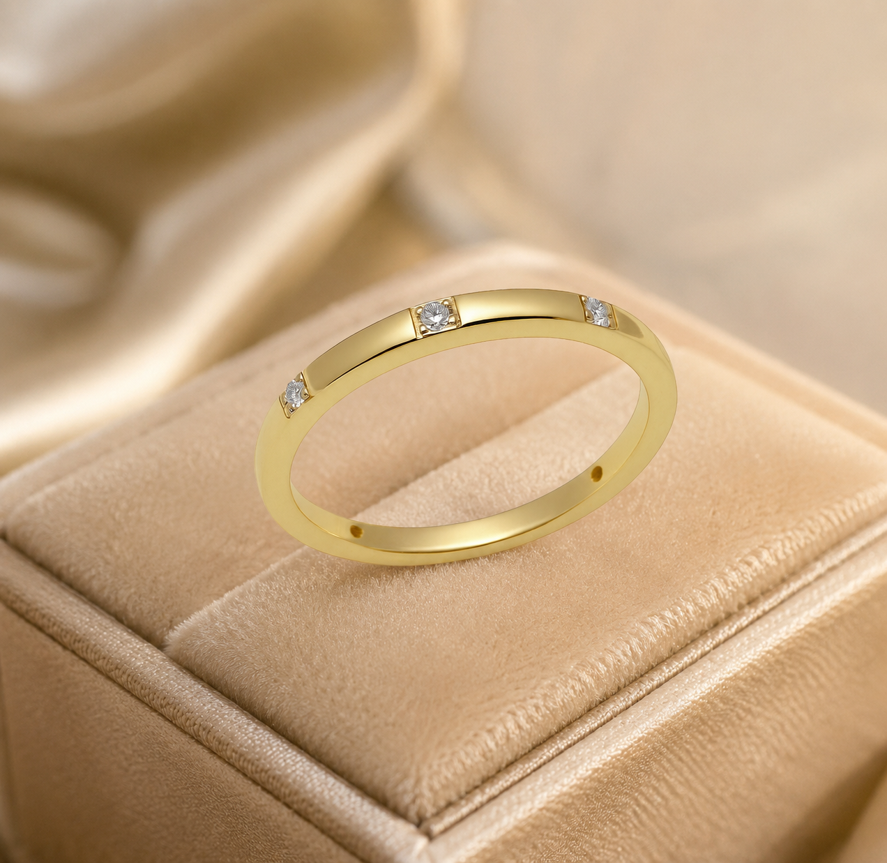 Minimal Luxe 925 Silver Band Ring