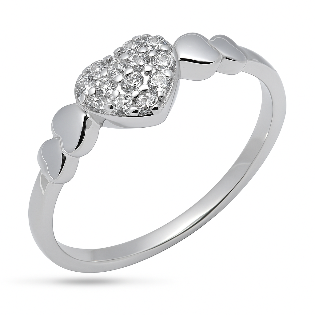 SWEET HEARTS 925 STERLING SILVER RING