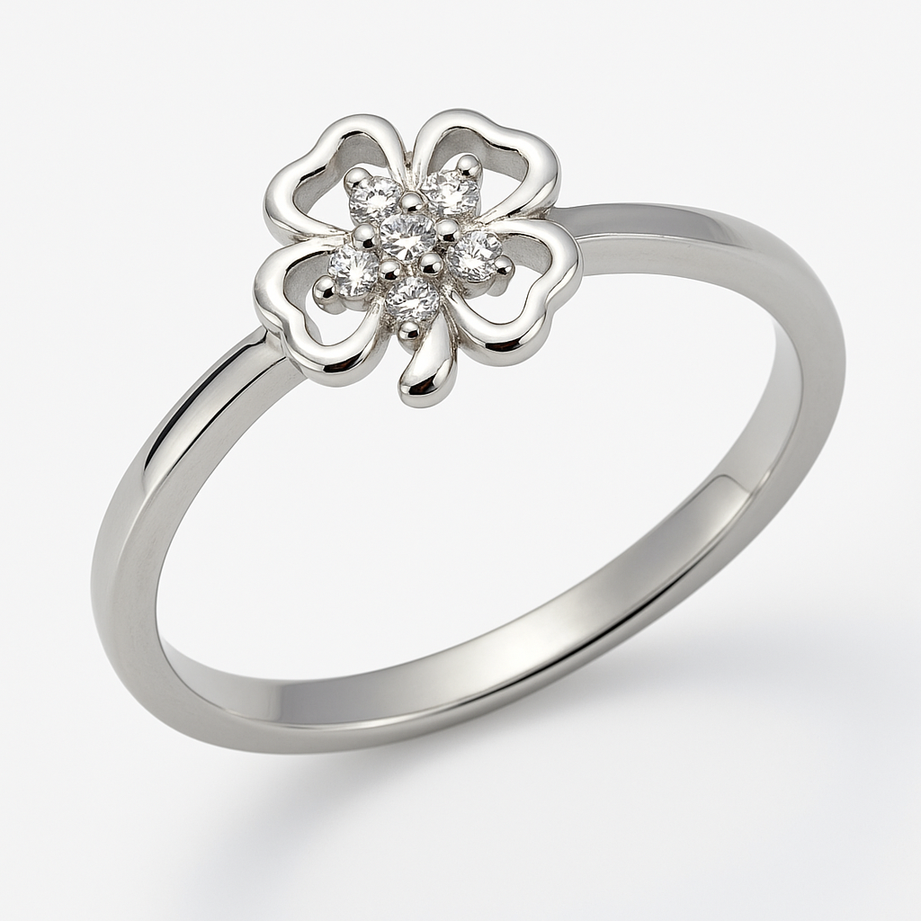 FLORAL GLOW 925 STERLING SILVER RING