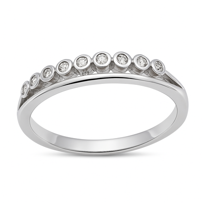 RADIANCE ROW 925 STERLING SILVER RING
