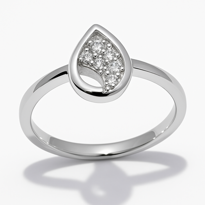 CRYSTAL DEW 925 STERLING SILVERRING