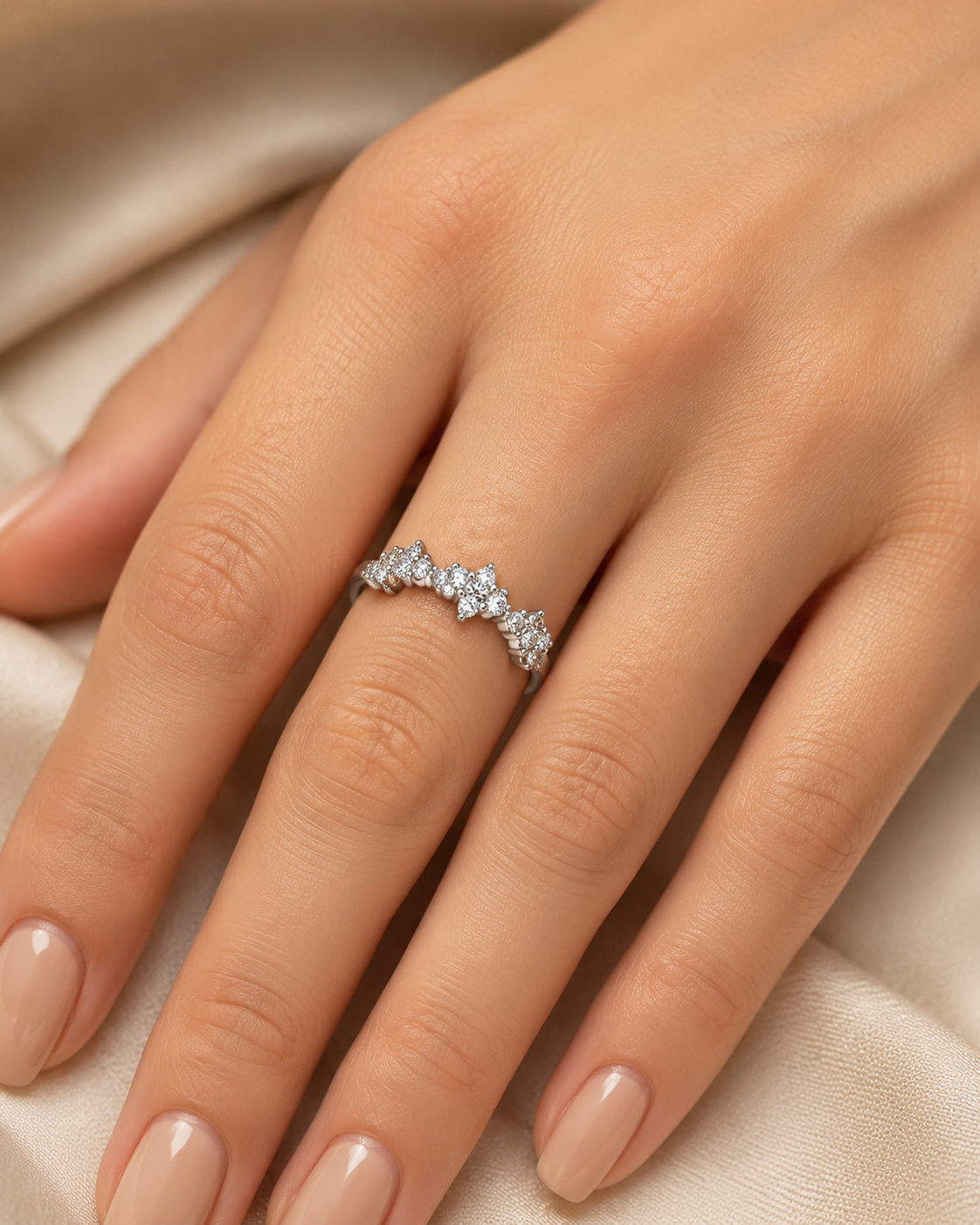 DAZZLE TRIO 925 STERLING SILVER RING