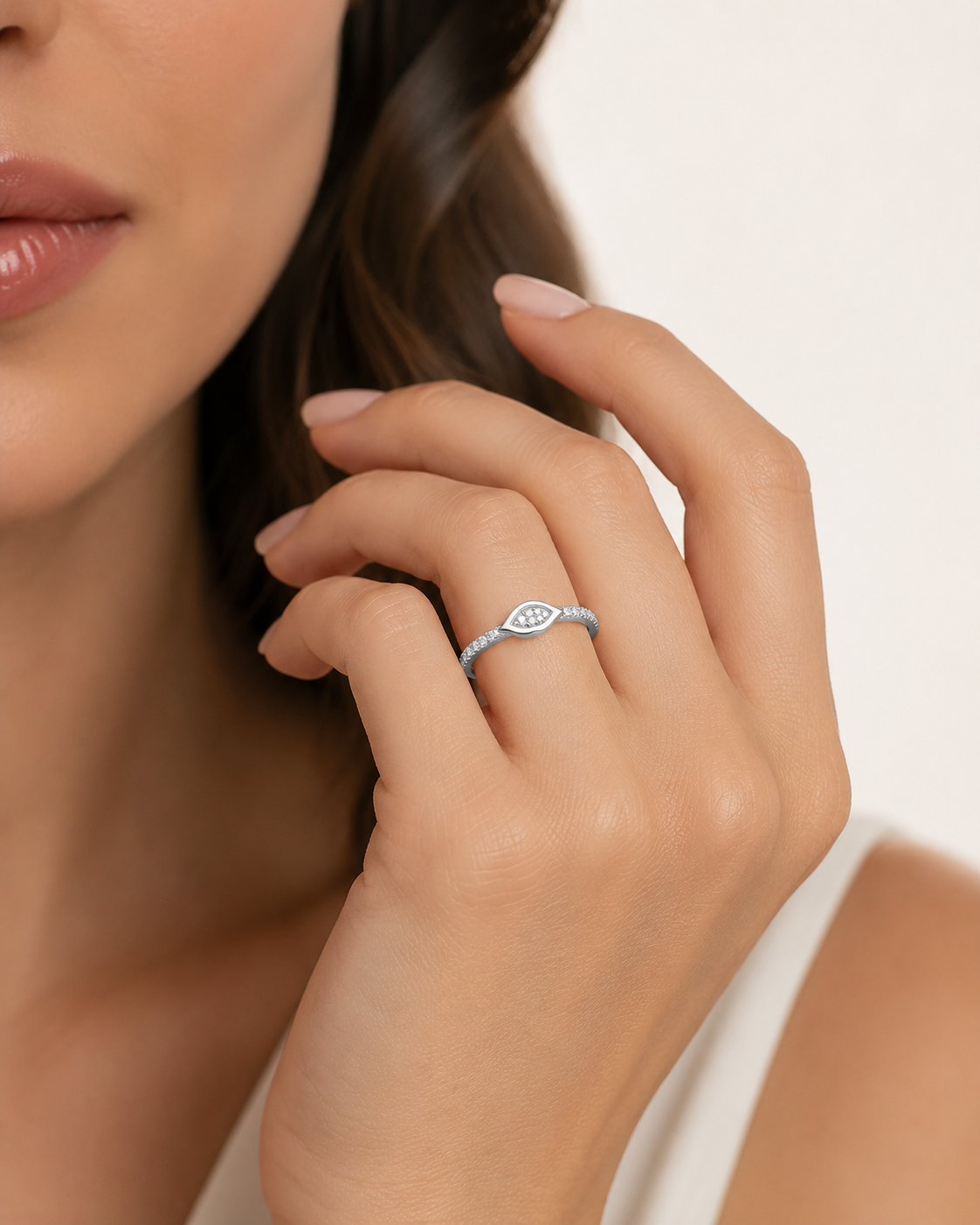 FIRST KISS 925 STERLING SILVER RING