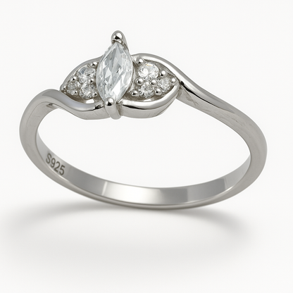 PETAL SHINE 925 STERLING SILVER RING