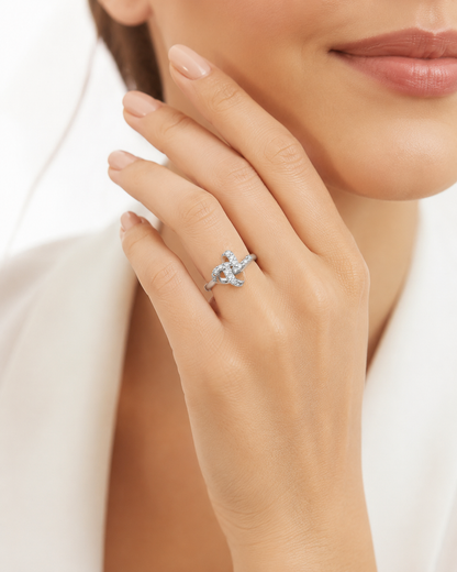 TRUST KNOT 925 SILVER RING