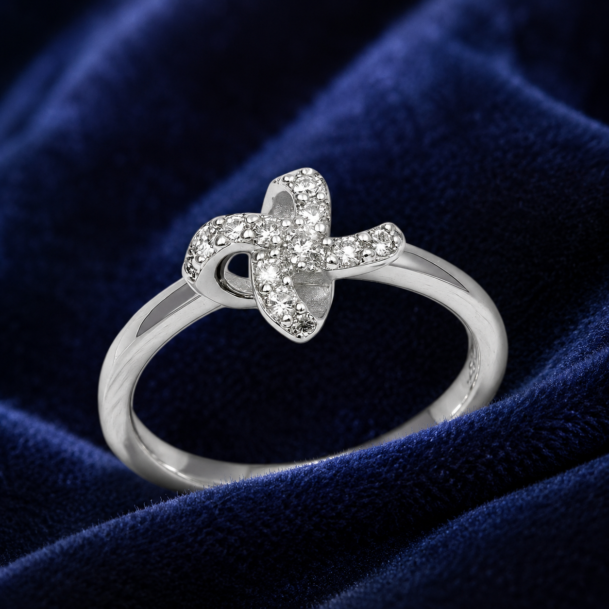 TRUST KNOT 925 SILVER RING