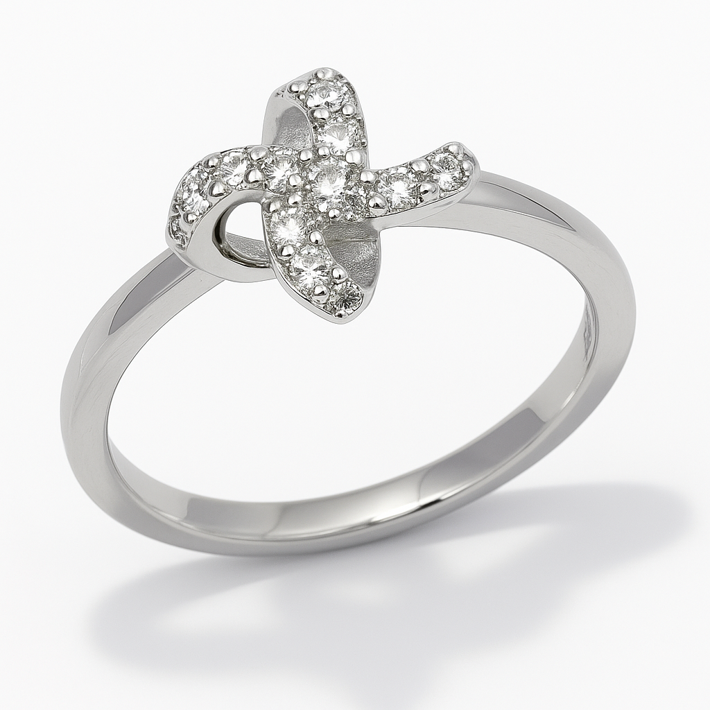 TRUST KNOT 925 SILVER RING