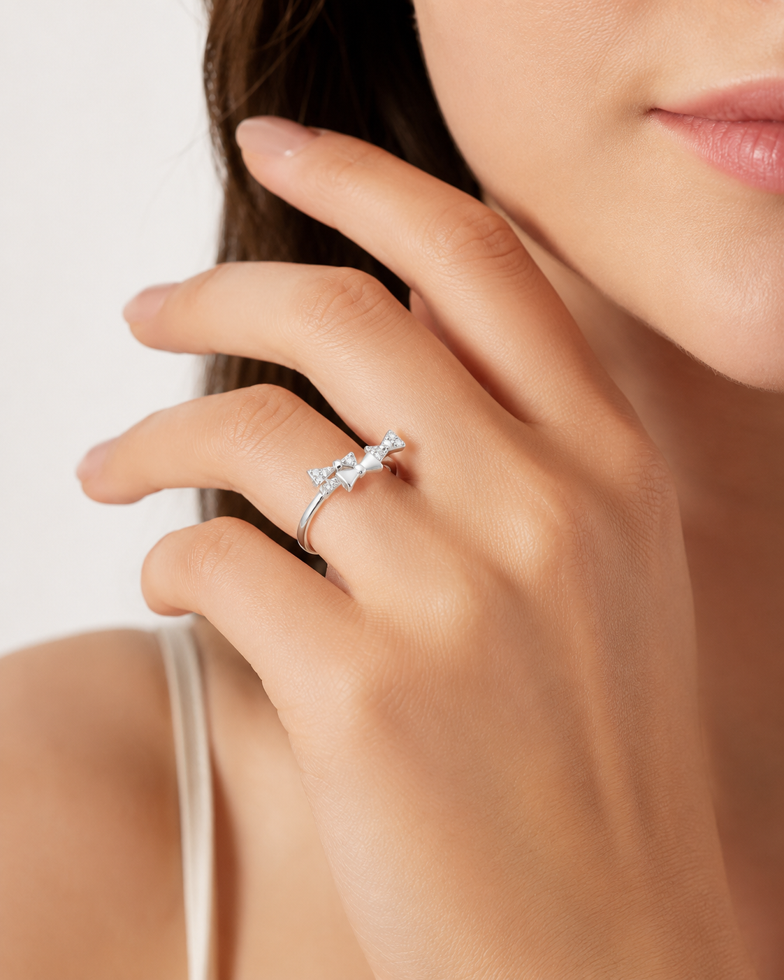 TWILIGHT BOW 925 STERLING SILVER RING