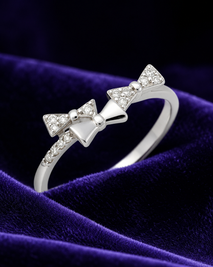TWILIGHT BOW 925 STERLING SILVER RING