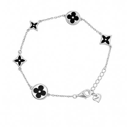 BLACK LUME 925 SILVER BRACELET