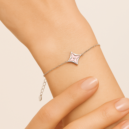 BLUSH STAR 925 STERLING SILVER