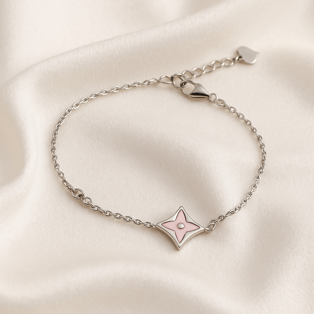 BLUSH STAR 925 STERLING SILVER