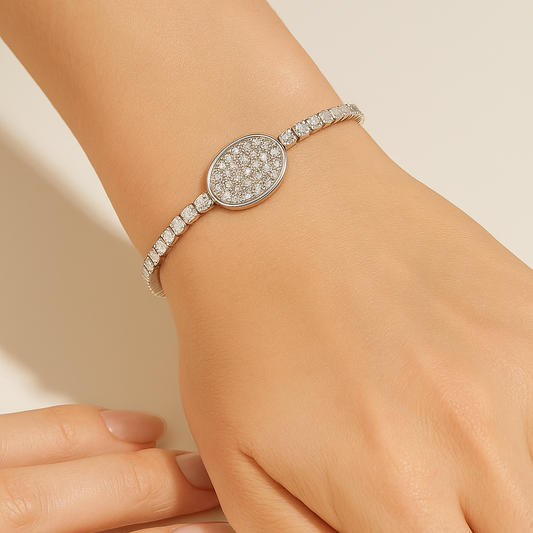 LUSTRA OVAL 9235 SILBVER BRACELET