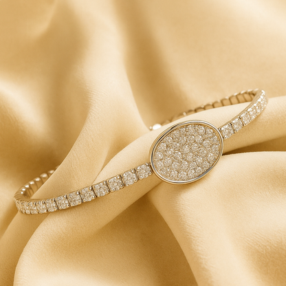 LUSTRA OVAL 9235 SILBVER BRACELET