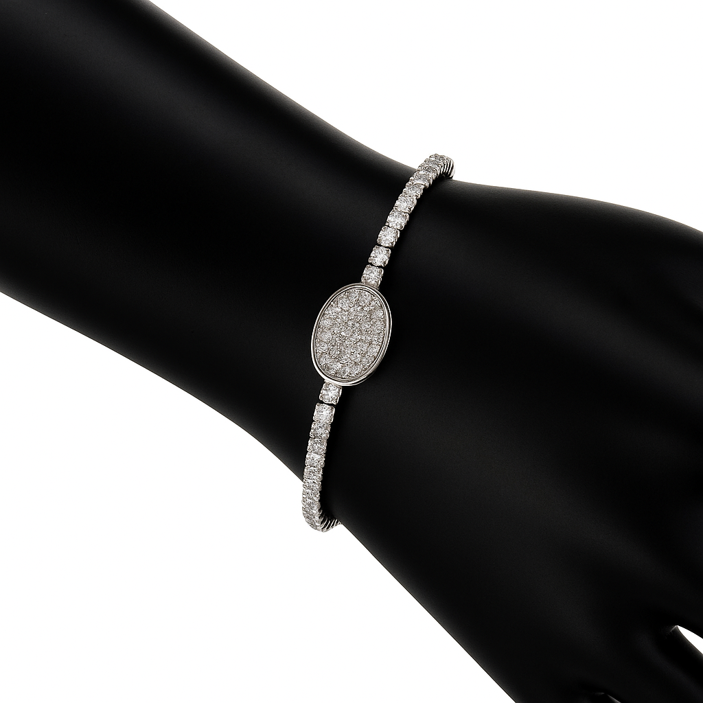 LUSTRA OVAL 9235 SILBVER BRACELET