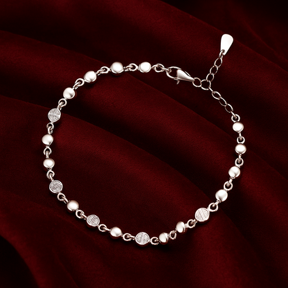 ORBIT LINK 925 SILVER BRACELET