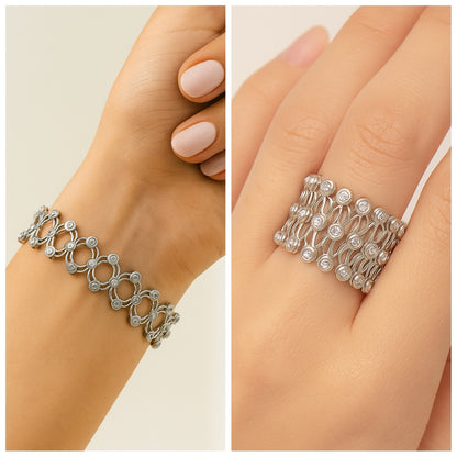 MAGIC MESH 925 SILVER BRACELET
