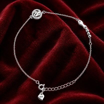 SWAN BOND STERLING SILVER BRACELET